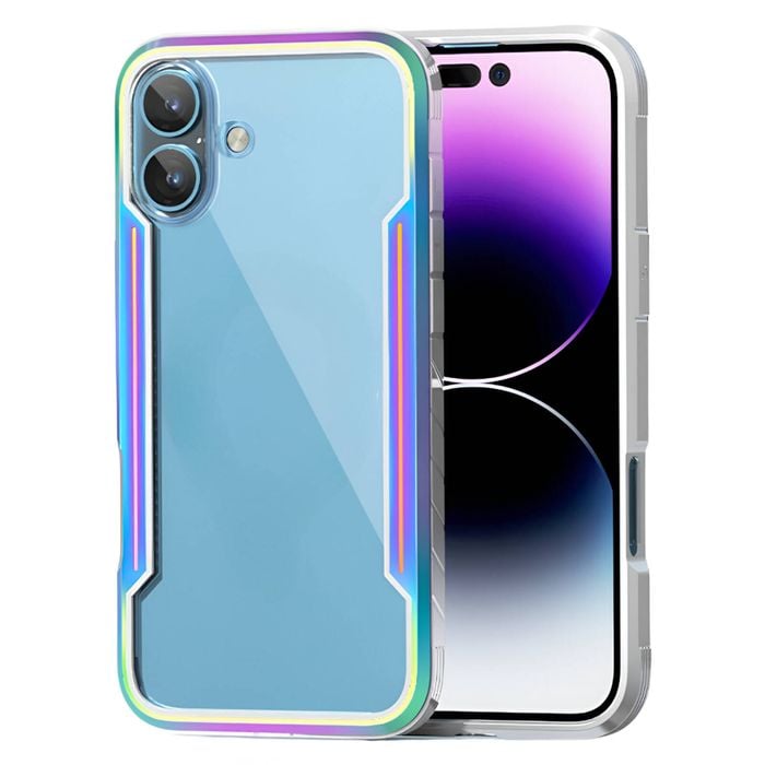 Soka Metal Case (suits Iphone 16 Plus) - Rainbow