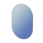Stein 500 x 700mm Plain Polished Edge Pill Mirror