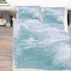 3D Ocean Waves 256 Bed Pillowcases Quilt Queen Size