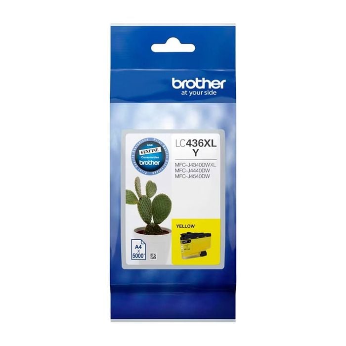 Brother Brother LC436XL Yellow Ink Cartridge High Yield Toner LC-436XLY