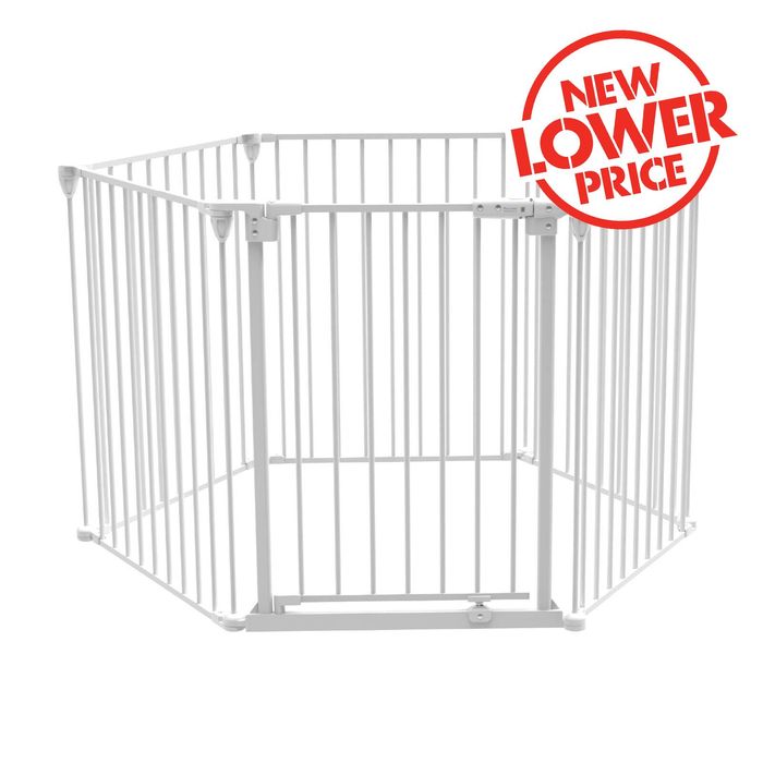 Perma Child Safety White Ultimate 3-in-1 Playpen Barrier