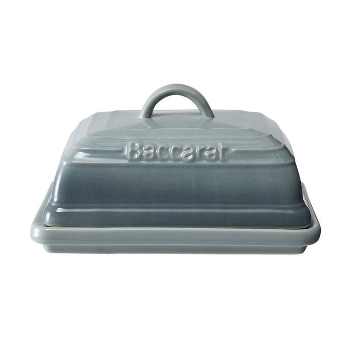 Baccarat Le Connoisseur Stoneware Butter Dish 16cm Mist