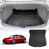 Tesla Model 3 2023-Onwards All-Weather Rear Trunk Cargo Mat Boot Liner Cover Luggage Tray