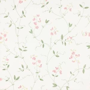 Wallpaper Trader Sanna Sweet Pea Wallpaper Roll 10.05m X 53cm, Light Pink
