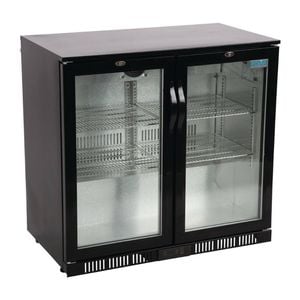 Polar G-series Under Counter Back Bar Cooler With Hinged Doors 198ltr - Commercial Bar Fridges (gl012-a)