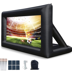 Provecta 4m x 3m Black and White Inflatable Outdoor Movie Screen
