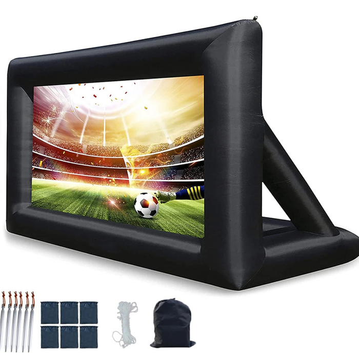 Provecta 4m x 3m Black and White Inflatable Outdoor Movie Screen