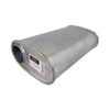 Redback 10" X 4" Oval, 14" Long, 2 1/4" Offset/centre, Megaflow (no Spigots)