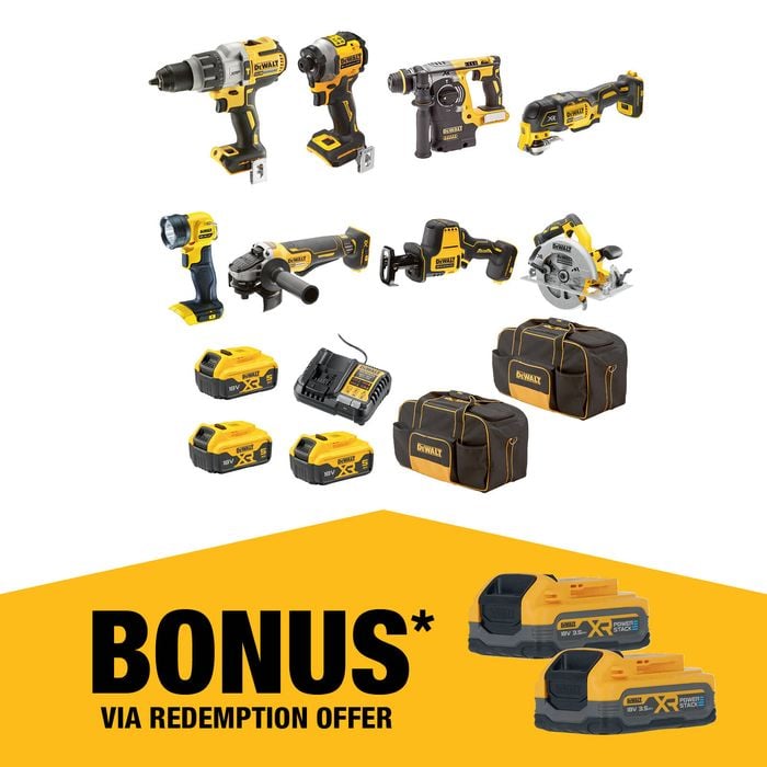 DeWALT 18V XR 5.0Ah 8 Piece Combo Kit DCZ801P3-XE
