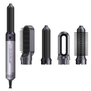 Catzon 5in1 Magic Hair Dryer Brush Styler Set for All Hair Types-Champagne