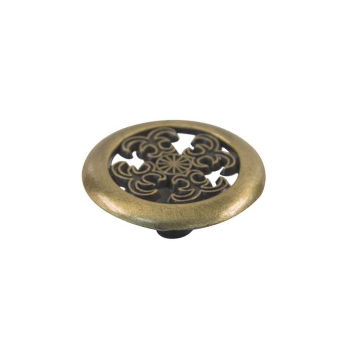Sylvan Hartford Cabinet Knob 38mm Antique Brass