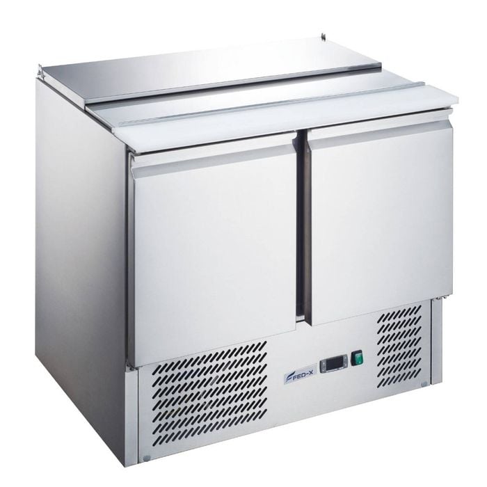 FED-X Two Door Salad Prep Fridge - XGNS900S