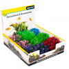 Aqua One Mixed Vibrance Bushy Plant W/ Resin Base 10cm 12pk (28511)