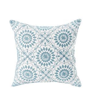 Anypillow Pillowcase Medallion Pattern Floral Embroidered Decorative Cushion Cover