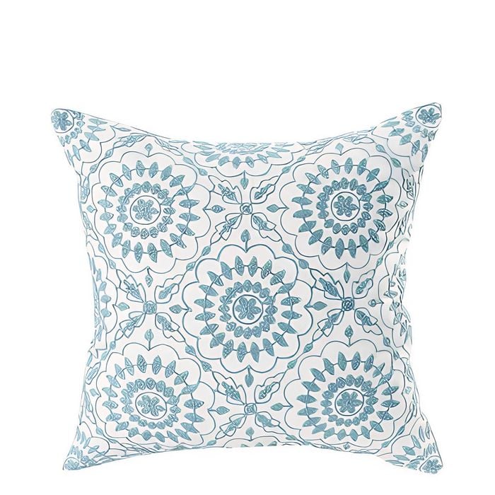 Anypillow Pillowcase Medallion Pattern Floral Embroidered Decorative Cushion Cover