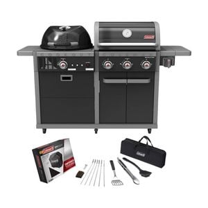 Coleman Revolution Dual Fuel Gas & Charcoal Bbq Black Gloss (value Bundle)