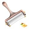 Catzon Adjustable Cheese Slicer with Stainless Steel Wire-Rose Gold
