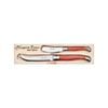 Laguiole Jean Neron 2pc Cheese Knife & Spreader Set - Red