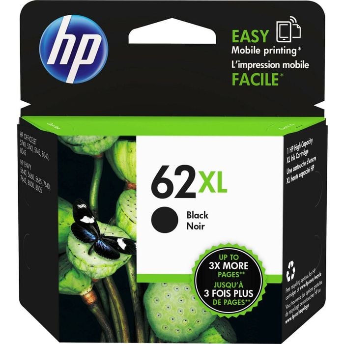 Hp 62xl Original Inkjet Ink Cartridge - Black Pack - 600 Pages