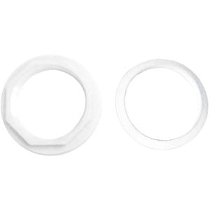 Kinetic White Wedge Washer And Nut