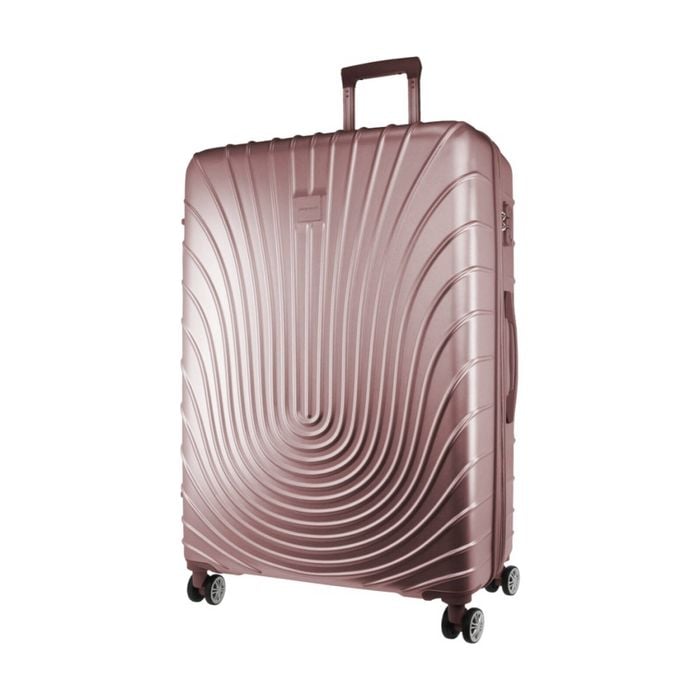 Pierre Cardin Medium Hard-shell Suitcase Travel Luggage Bag 70cm Rose