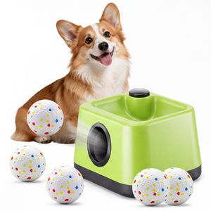 Advwin Dog Ball Launcher 6 ETPU Balls Remote Rechargeable Adjustable Distance 6/9/12m