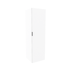 Lugna 2048 x 600 x 580mm White 3 Shelf 3 Drawers Right Hinged Door Storage Cabinet - White