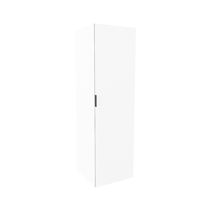 Lugna 2048 x 600 x 580mm White 3 Shelf 3 Drawers Right Hinged Door Storage Cabinet - White