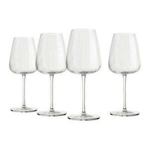 Luigi Bormioli Optica Set of 4 Chardonnay Glasses 550ml
