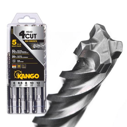 Kango SDS Plus 4 Cut K4 Drill Bits 5 Pack Bunnings Australia