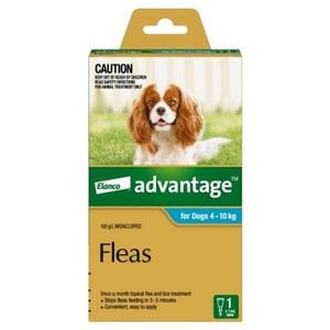 Advantage For Dogs 4-10kg Medium Aqua 1 Pack