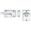 Delf Trade Satin Chrome Toilet Indicator Bolt Lock