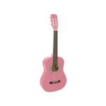 Childrens Guitar Karrera 34in Acoustic Wooden - Pink