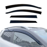 AUSGO Luxury Weather Shields for KIA Stonic 2021-Onwards Weathershields Window Visors Wind Deflectors
