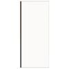 Stein 900 x 2000mm Black Emilio Slider Shower - Return Panel Only