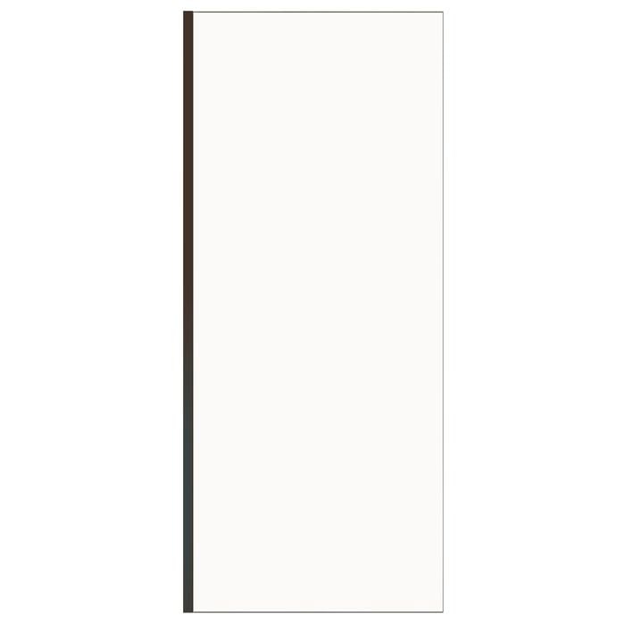 Stein 900 x 2000mm Black Emilio Slider Shower - Return Panel Only