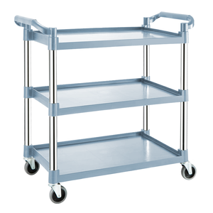 3 Tier Service Cart Restaurant Kitchen Trolley up to 300kg