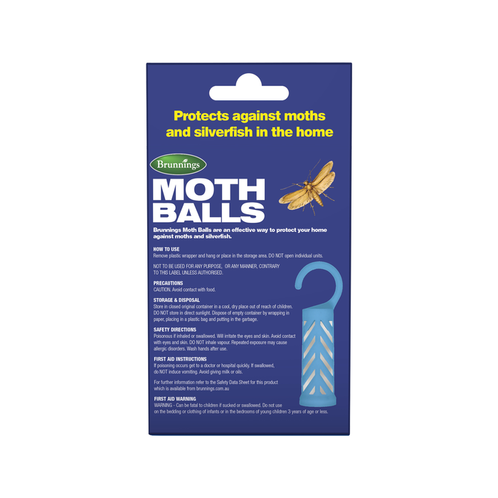 Brunnings Moth Balls Moth Traps - 3 Pack