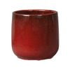 Northcote Pottery 21 x 21cm Wine Red Glazed Oslo Drum