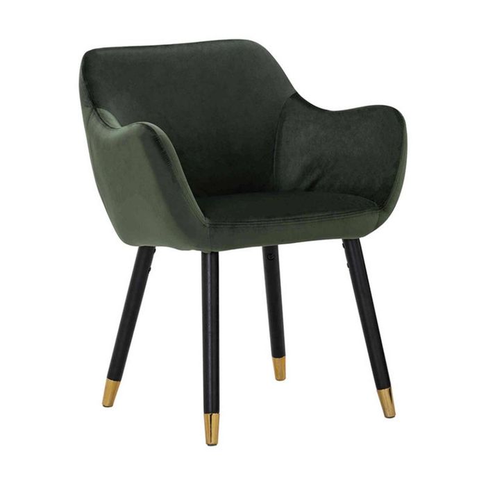 Modern Furniture AILIN Armchair Chair 83x62cm- Olive & Black