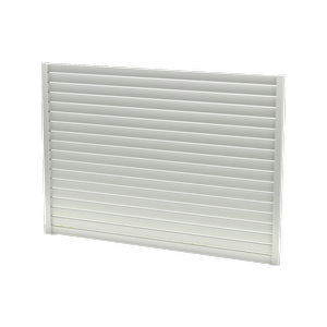 Sector Panel Fencing Breezeline Panel - 1.8m Gull Grey