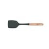 Cuisena Beech Wood 37cm Silicone Solid Turner Cooking Utensil - Black