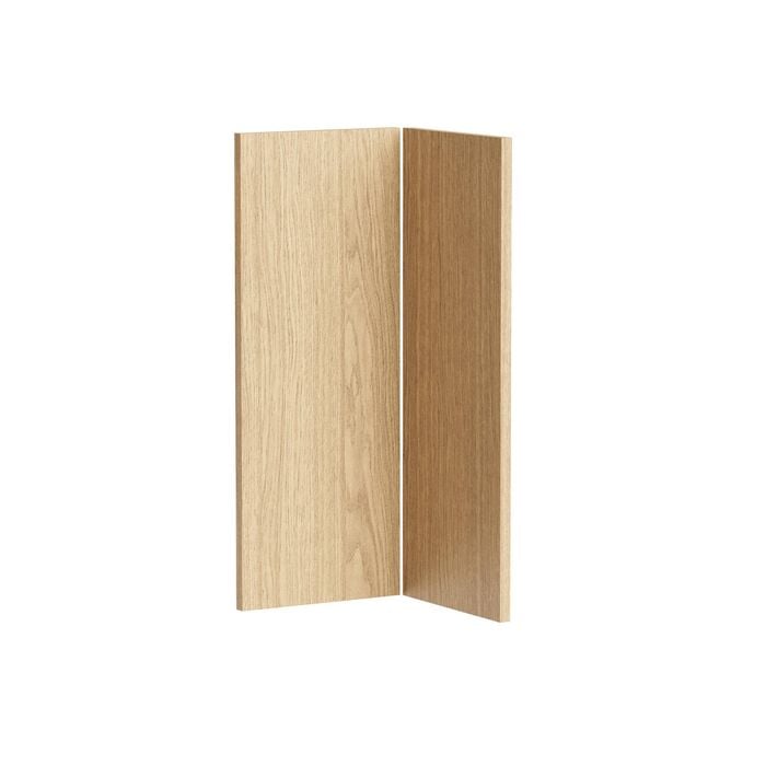 Kaboodle Honey Oak Modern Corner Wall Cabinet Doors - 2 Pack