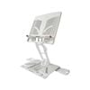 Pelican Stand White Adjustable Laptop Holder Foldable Tablet Book PC Desk