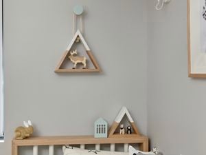 DIY Step Image - D.I.Y. wooden triangle shelf . Blob storage upload.