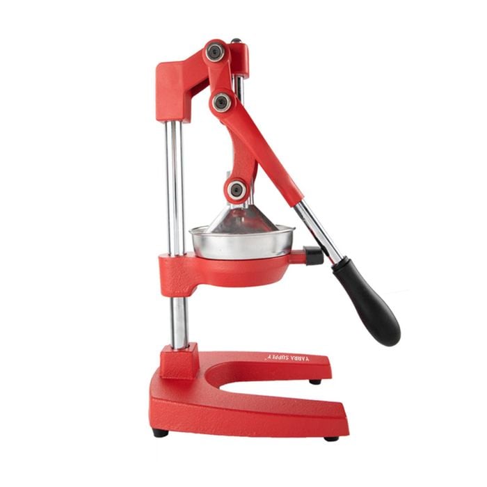 Manual Hand Press Juicer Red Commercial 304 Stainless Steel Fruit
