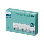 Philips A60 E27 LED 1250lm Cool Daylight 11W Globe - 8 Pack