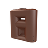 Melro Tanks 2000L Heritage Red Slimline 2060 Poly Water Tank