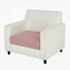 Anyhouz Sofa Cover Old Rose Polyester Thick Stretchable Cushion For Living Room 1pc Normal Size 225-275cm