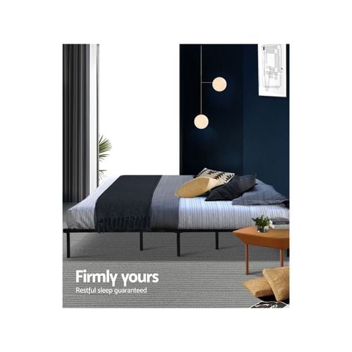 Artiss Metal Bed Frame Base Queen Ted - Bunnings Australia